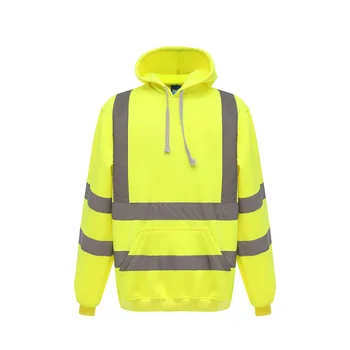 

Safety Reflective Upper Clothes Single Side Plush Outdoor Night Cycling Windproof Thermal Spring Autumn Soft Protective Clothing