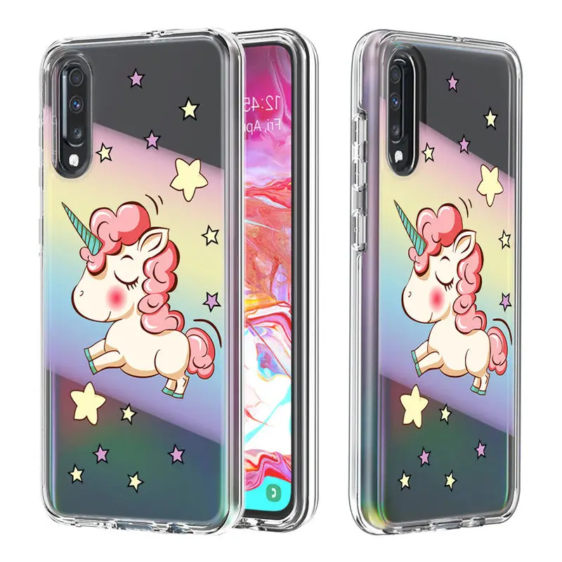 

Transparent Case For Samsung Galaxy A70 Silicone Soft Back Cover For Samsung A 70 Fashion ultra thin Shockproof Phone Case Cover