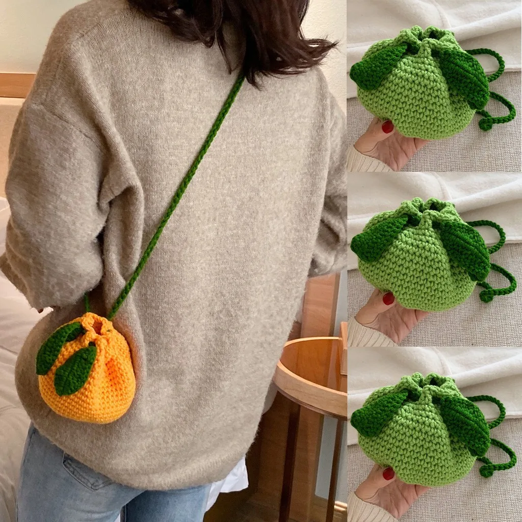 

Women Mini Orange Bags Simple Shoulder Solid Color Bag Messenger Bags Purse exquisite girl portable Handbag elegant lady small