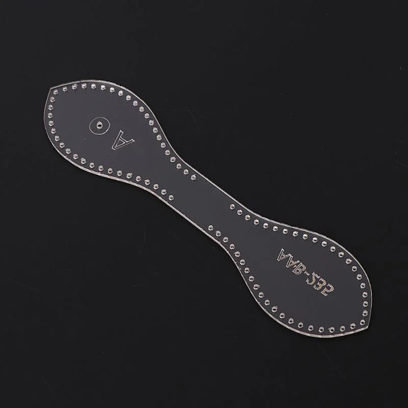 1 Набор прозрачный акриловый брелок шаблон для DIY ручной работы Leathecraft Ключ Пряжка швейный узор плесень
