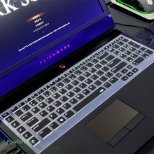 Para Dell Alienware Area 51M Área 51 Area-51M ALWA51M 17 R3 M17 M15 17 R3 15 r4 r5 17.3 15.6 Polegada pele protetor de Teclado
