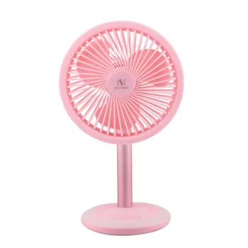 

USB Desktop Table Fan 4000mAh USB Rechargeable 3 Modes Wind Speed Cooling Oscillating Fan For Office