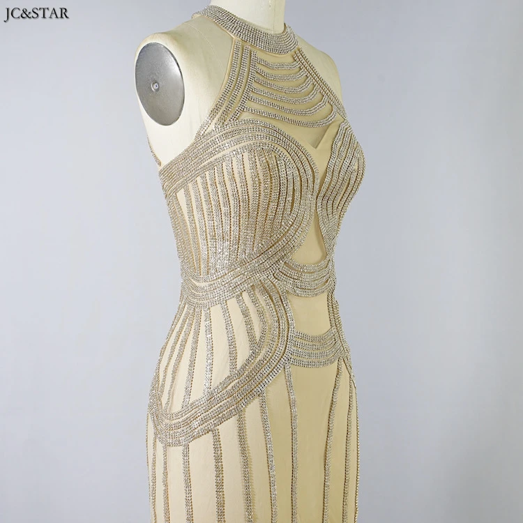 Robe de soiree2020 Новое Кружевное прозрачное сексуальное вечернее платье русалки цвета шампанского длинное вечернее платье galajurk abendkleider avondjurk