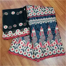 Лидер продаж в африканском стиле Getzner ткань с камни парча в Гвинейском стиле высокое качество хлопковый Базен Riche ткань 5+ 2 м