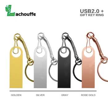 

USB 2.0 Metal 32gb usb flash drive 128GB pendrive 16GB 8GB 64GB pen drive u disk flash memory stick Gift Key Ring Customize logo