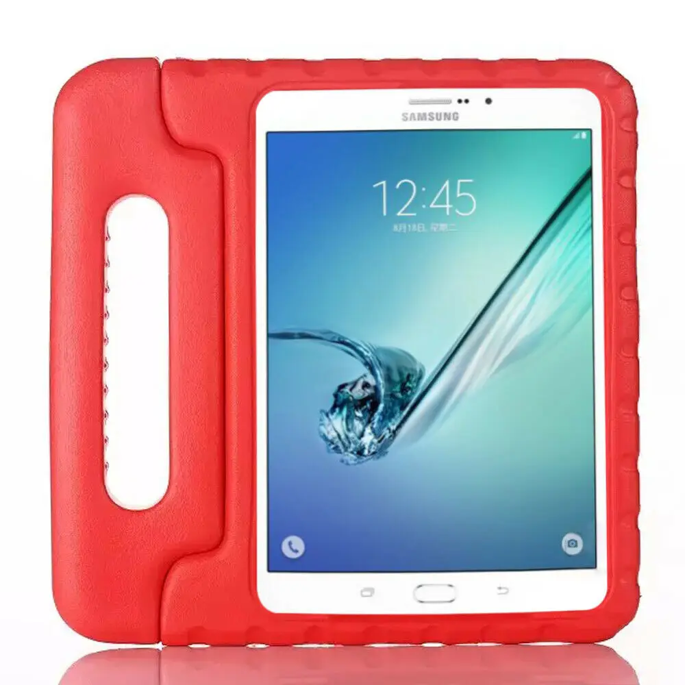 Детский безопасный противоударный EVA чехол для планшета для samsung Galaxy Tab A 8,0 SM-T380 T385 чехол EVA защитный чехол с держателем для рук
