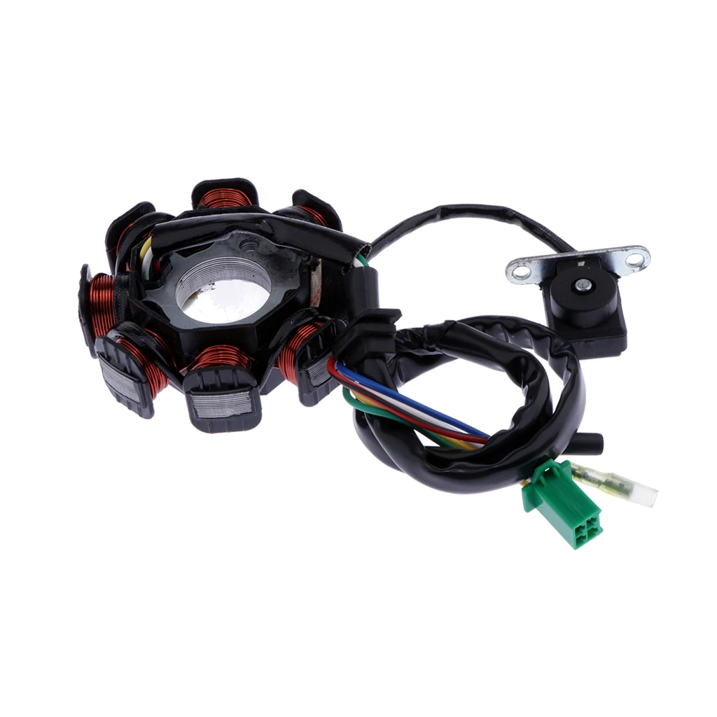 Двигатель зажигания СТАТОР Магнето 8 полюсная катушка для GY6 125 150CC Quad Dirt Bike ATV