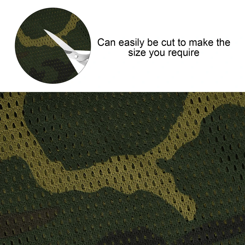 Simple Camouflage Netting Awning Cover Mesh Fabric Cloth Shade Net Camo-Net Outdoor Courtyard Decoration | Спорт и развлечения