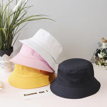 

Summer Foldable Bucket Hat Women Outdoor Sunscreen Cotton Fishing Hunting Cap Men Basin Chapeau Unisex Sun Prevent Hats
