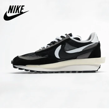 

NIKE LDV Waffle overlapping design avant-garde waffle Men's jogging shoes BV0073-400