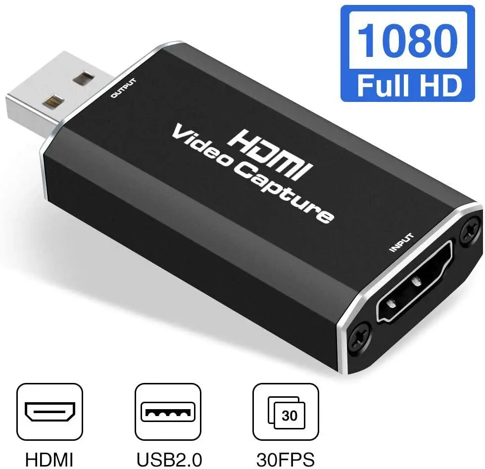 

1080P HD HDMI Video Capture Card USB 2.0 for Game / Video Live Streaming Tool Car Auto Electronic Accessories Hot sale