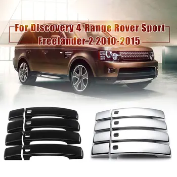 

8pcs/set Chrome Door Handles Decorative Cover Trim for Land Rover Dciscovery 4 Range Rover Sport Freelander Exterior Accessories
