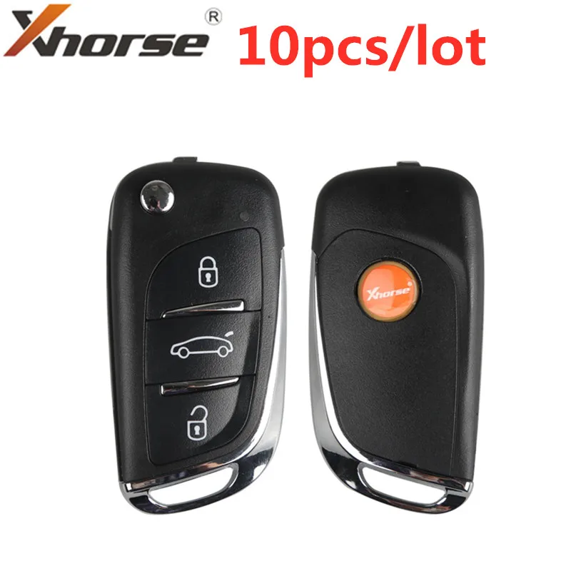 XHORSE XKDS00EN VVDI2 для V W DS Тип дистанционного ключа 3 кнопки 10 шт| |