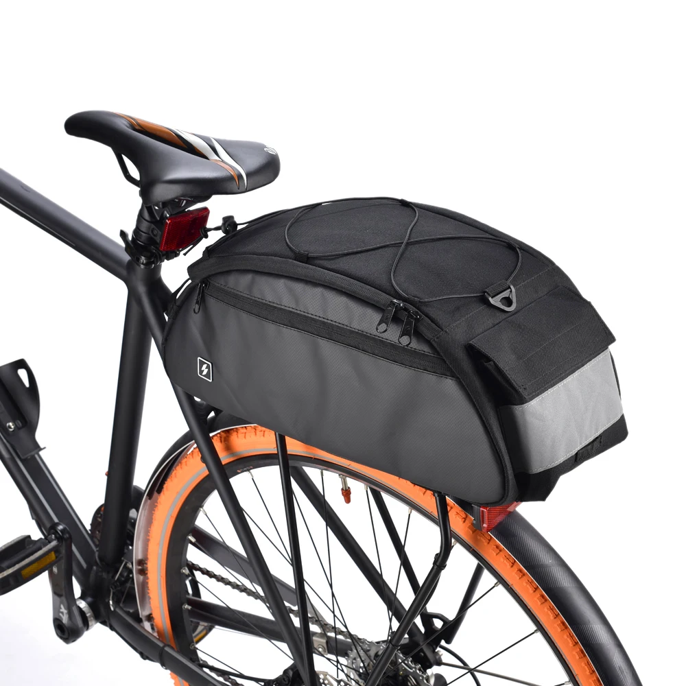 Clearance Bike Bag 10L Multifunctional Bicycle Rear Seat Bag Outdoor Trunk Bag Handbag Rear Bike Panniers Mountain ciclismo 2