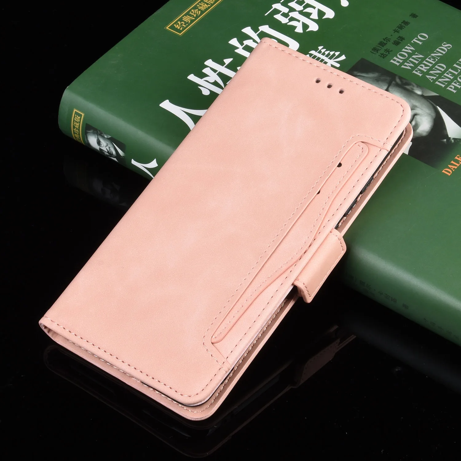 Для Nokia 8,1 чехол удобный Флип Бумажник кожаный чехол Премиум чехол для Nokia 8,1 TA-1119 TA-1121 Multicard слот чехол для телефона - Цвет: Розовый
