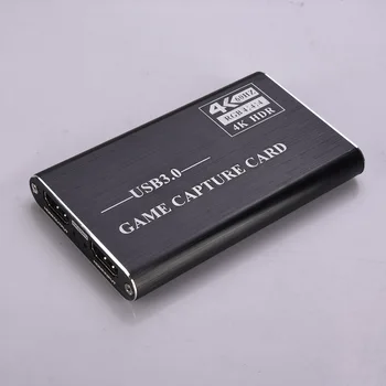 

4K HDMI to USB 3.0 Video Capture Card HD Video Dongle for OBS Game Live Stream Mic Input FKU66