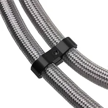 Автомобильный модифицированный Плетеный трубчатый шланг с двойным отверстием, масляный трубный зажим для AN4 AN6 AN8 AN10 AN12