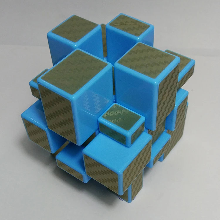 Новинка, зеркальный куб Z cube 3x3, магический с наклейкой из углеродного волокна, развивающие игрушки Cubo magico в подарок, ДЕТСКИЕ ЛАБИРИНТЫ, развивающие игрушки