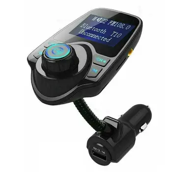 

Quick charge 3.0 Car Bluetooth 5.0 FM Transmitter MP3 Dual FM Charger Player USB Car Handfree Modulator Lighter Ports K0V0