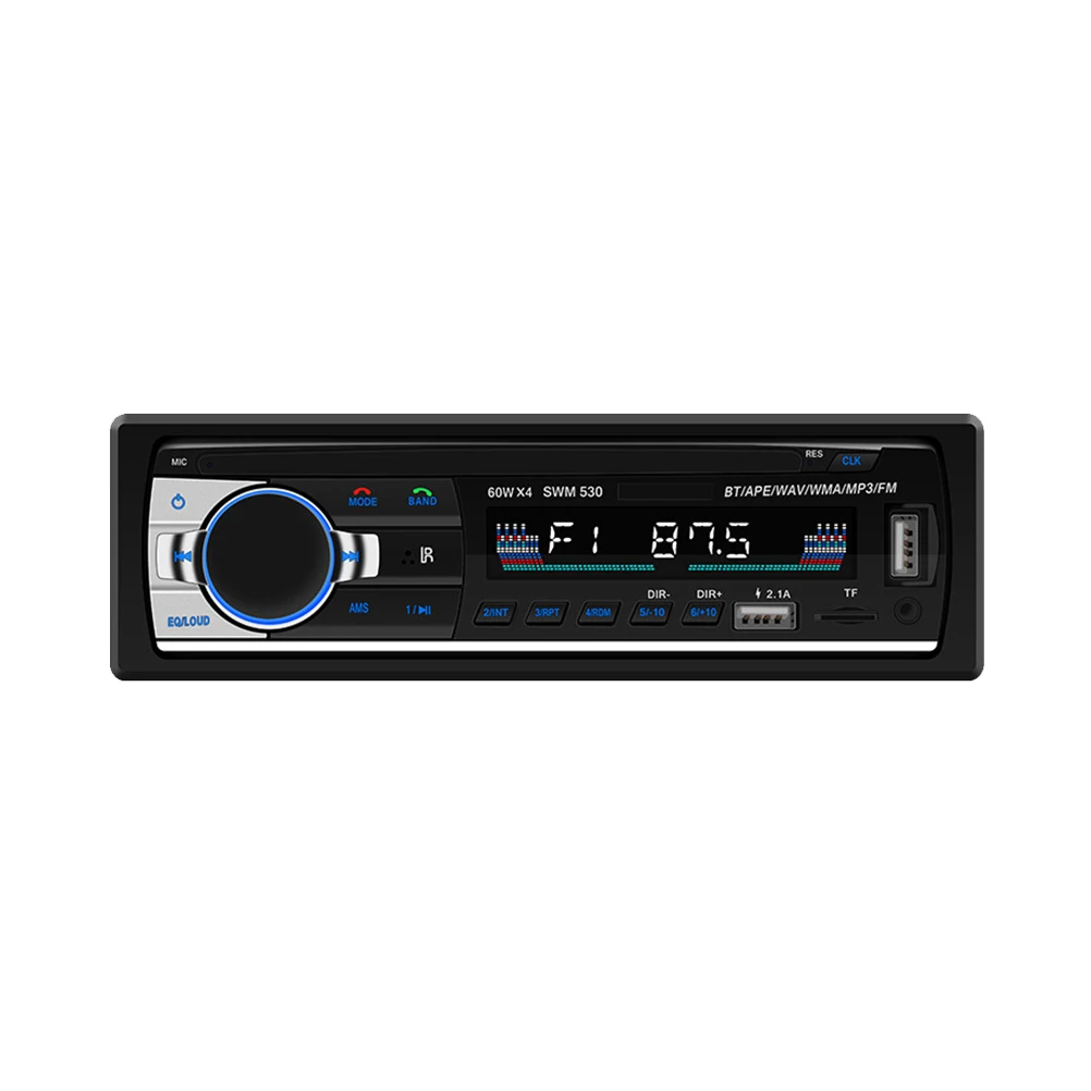 1 комплект дурального USB зарядного устройства 12 В автомобиля стерео FM Радио MP3 аудио плеер динамик Поддержка громкой связи звонки с U дисковым портом