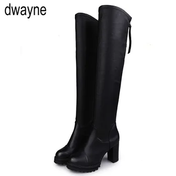 

Shoes Women Boots Autumn Thigh High Boots High Heels Shoes Winter Women Over the Knee Boots Mujer Botas fgb78
