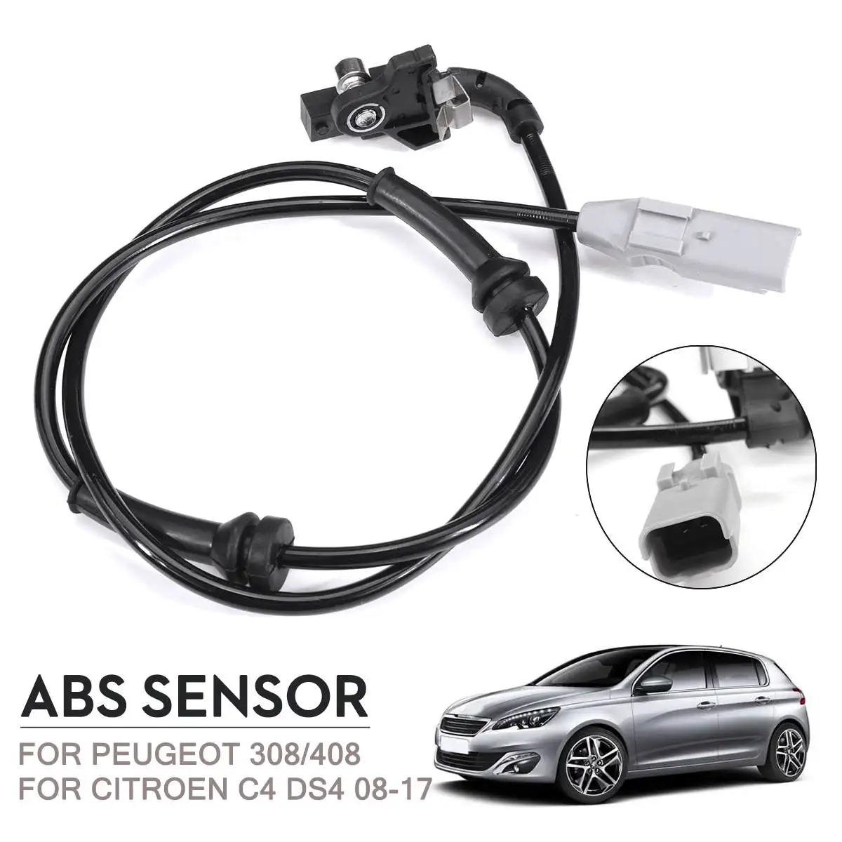 Задний левый правый датчик скорости колеса ABS 454508 4545L0 9665386880 для Peugeot 307 308 Citroen C4 DS4