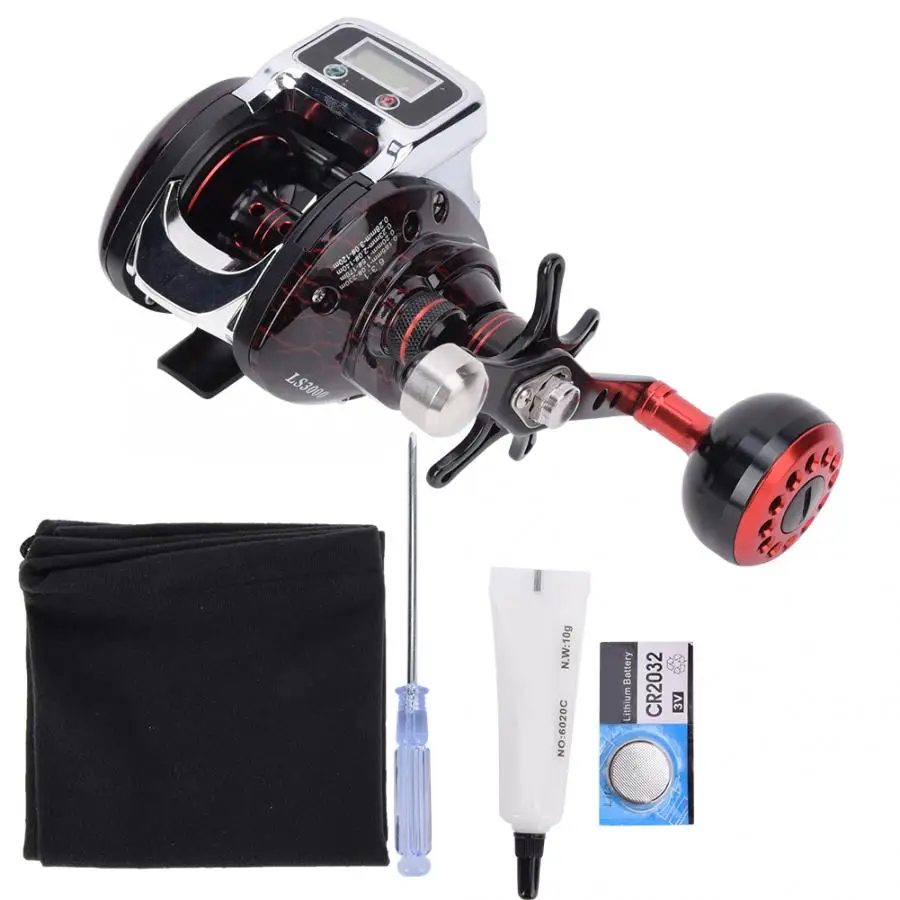 Mechanical Brake Baitcasting Fishing Reel Ls3000 Right / Left Interchangeable All Metal Rocker