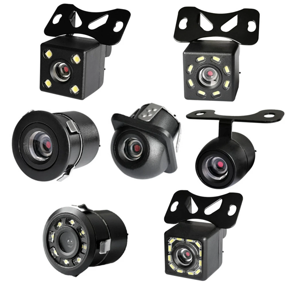 Car Rear View Camera 4LED Night Vision Reversing Automatic Parking ...