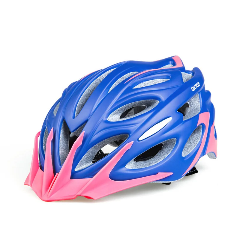 pink and blue QICYCLE электрический скутер спортивный шлем EPS Регулируемый велосипед Цикл дышащая вентиляция защита для взрослых - Цвет: pink and blue