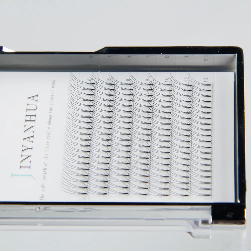 JINYANHUA 2d 3d Soft Natural Mink Eyelashes 3/12row Handmade Premade Volume Fans Eyelash Extension Maquillage Femme False Lashes JINYANHUA 2d 3d Soft Natural Mink Eyelashes 3/12row Handmade Premade Volume Fans Eyelash Extension Maquillage Femme False Lashes