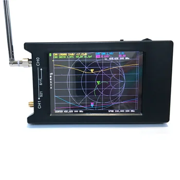 

50KHz-1.5GHz Vector Network Analyzer NanoVNA-H4 4 Inch LCD Screen Antenna Analyzer Electrical Instruments WWO66