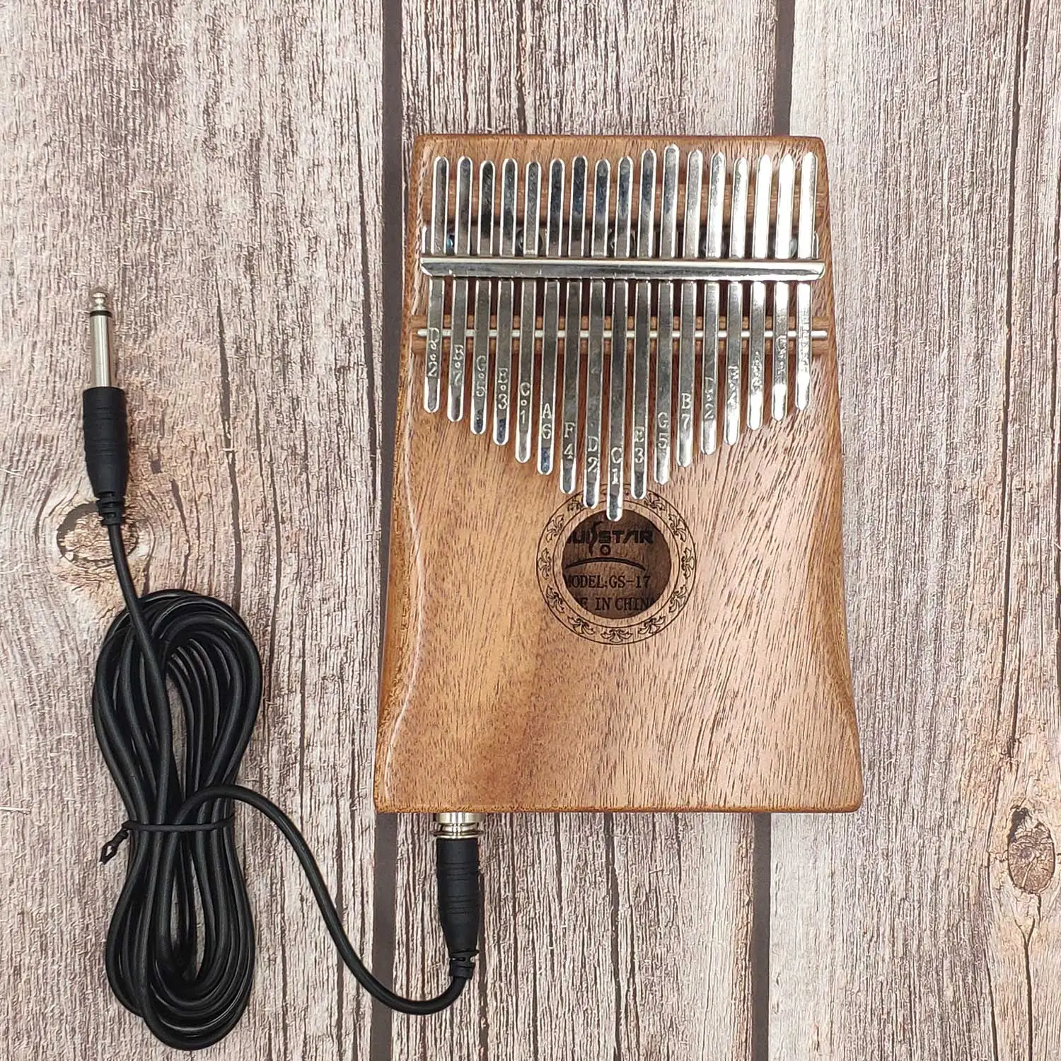  3 Styles Beginner Instruments Pattern Thumb Piano Mahogany Body Musical Instrument 17 Keys Kalimba 