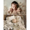Newborn Photography Props Transparent Mesh Yarn Blanket Baby Starry Swaddling Wrap Infants Photo  Backdrop Dropshipping 1