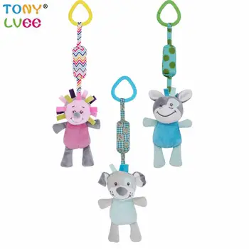 

Kidlove Baby Animal Cartoon Wind Chimes Toy Bed Trailer Car Hanging for Ability Training