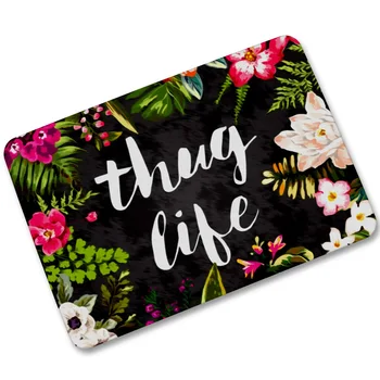 

60*90cm Printed Letter Carpet Foot Pad Indoor Rubber Water Absorption Non-slip Door Mat Home Hallway Living Bedroom Decoration