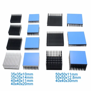 

Aluminum Heatsink Heat Sink Radiator Cooling cooler For Electronic Chip IC LED computer With Thermal Conductive Tape