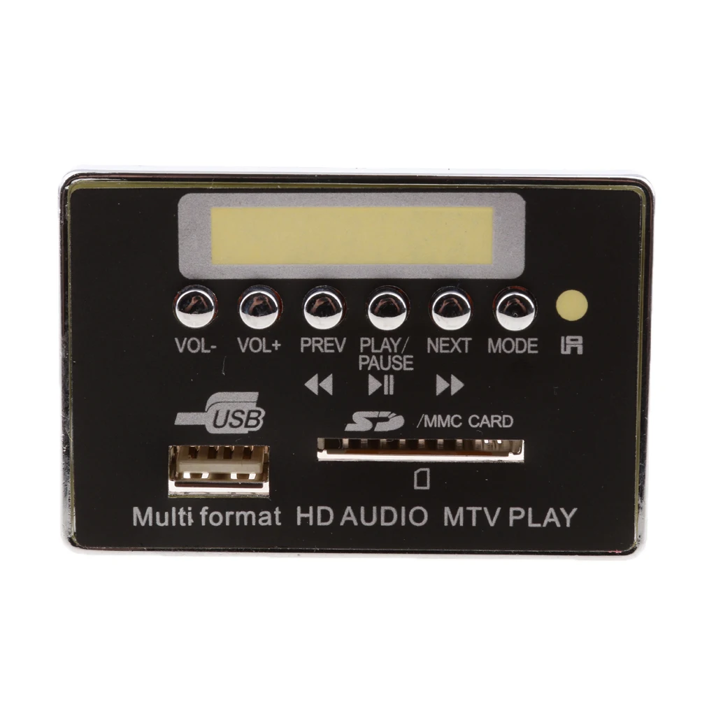 Автомобильный аудио беспроводной Bluetooth WMA MP5 декодер плата модуль USB FM TF AUX In