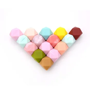 

10pcs 17mm Baby Silicone Beads Teether Baby Necklace Food Grade Eco-friendly BPA Free Baby Teething Beads Toys Accessories