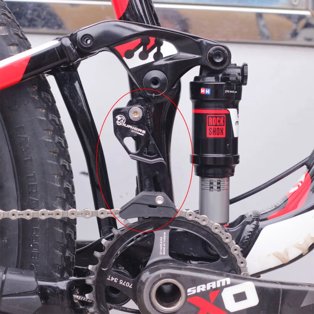 

Alloy Bike Direct Mount Chain Guide Catcher Keeper 1 x System Single Speed Ring Chain Device 30T-38T