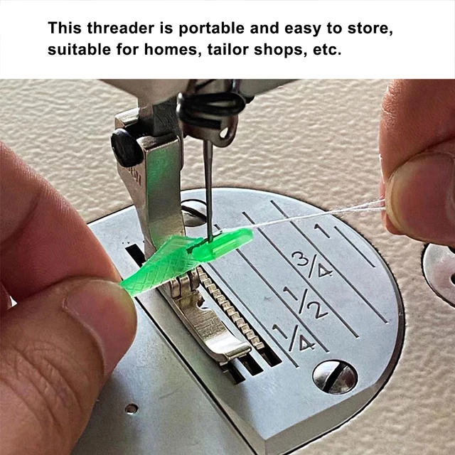 Automatic Threader DIY Stitch Fish Shape Needle Threader Quick Needle Threading Aid Plastic Sewing Machine Threading Accessory 4