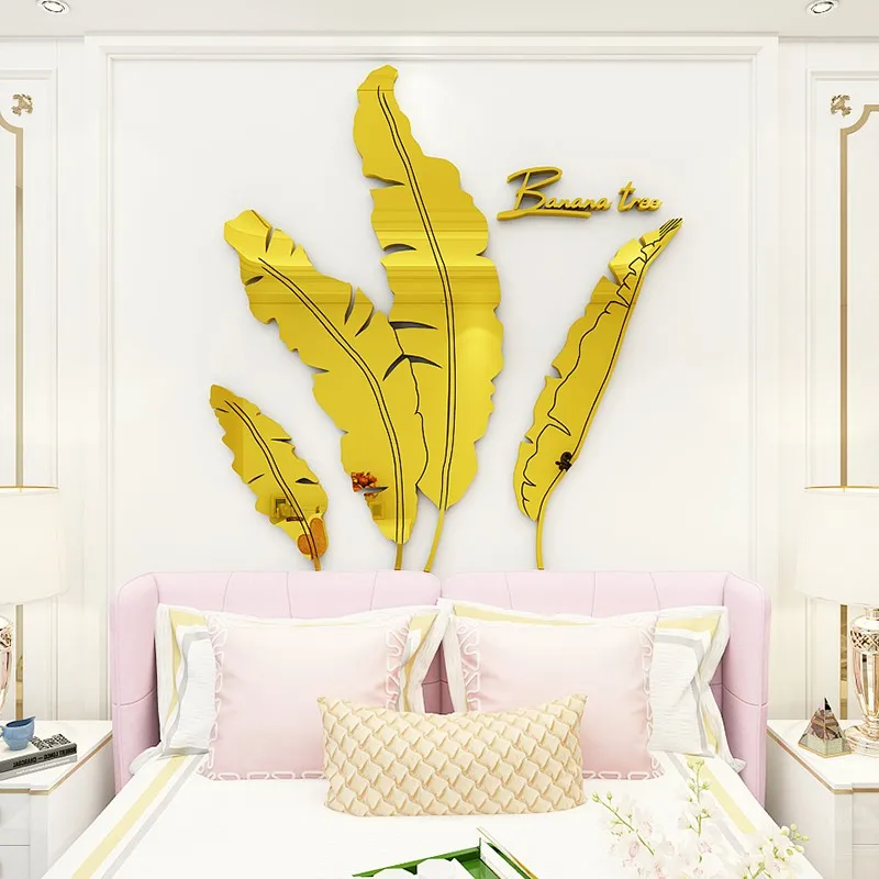 Line Splicing Butterfly Acrylic Mirror Wall Stickers For Kids Room