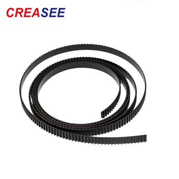 

CREASEE Black Rubber 2GT 6mm Timing Belt X Y Axis 3D Printer Parts 50mm 100mm Length Apply for Every Printer