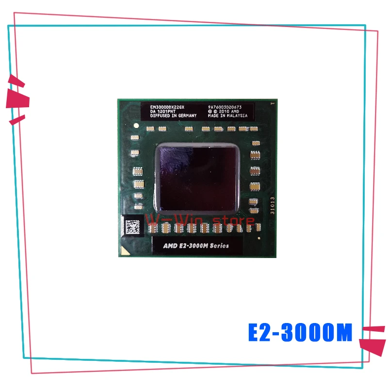 

AMD E2-Series E2-3000M E3 3000M 1.8 GHz Dual-Core Dual-Thread CPU Processor EM3000DDX22GX Socket FS1