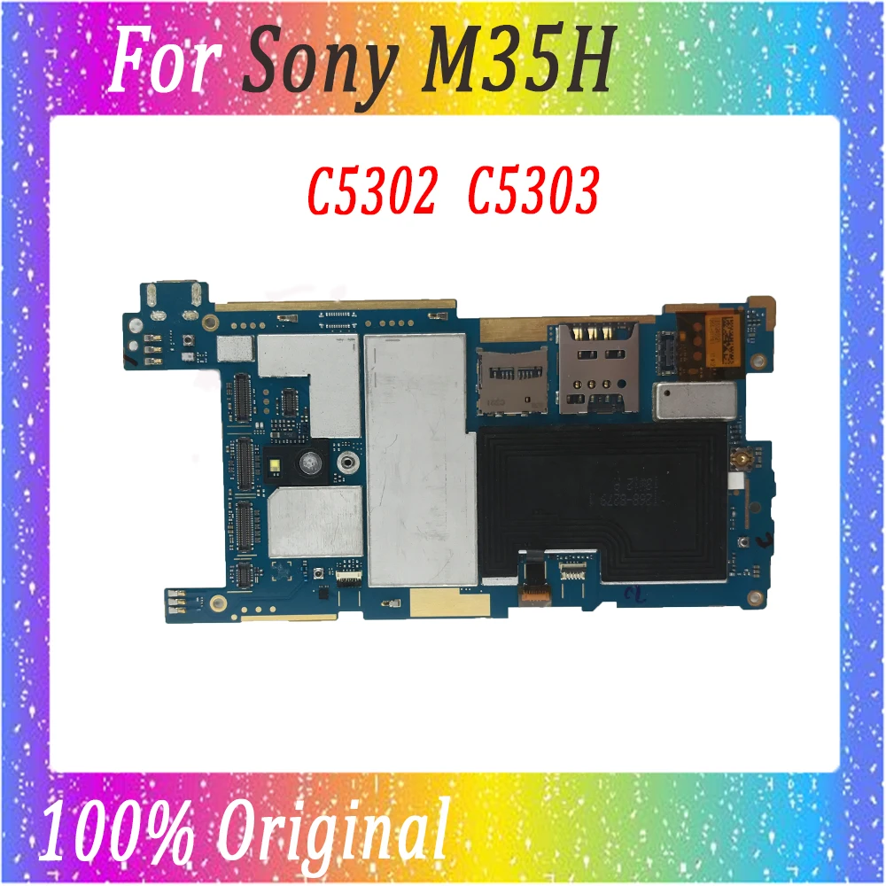 Материнская плата для Sony M35H C5302 C5303 с системой Android оригинальная материнская плата MB пластина с полными чипами