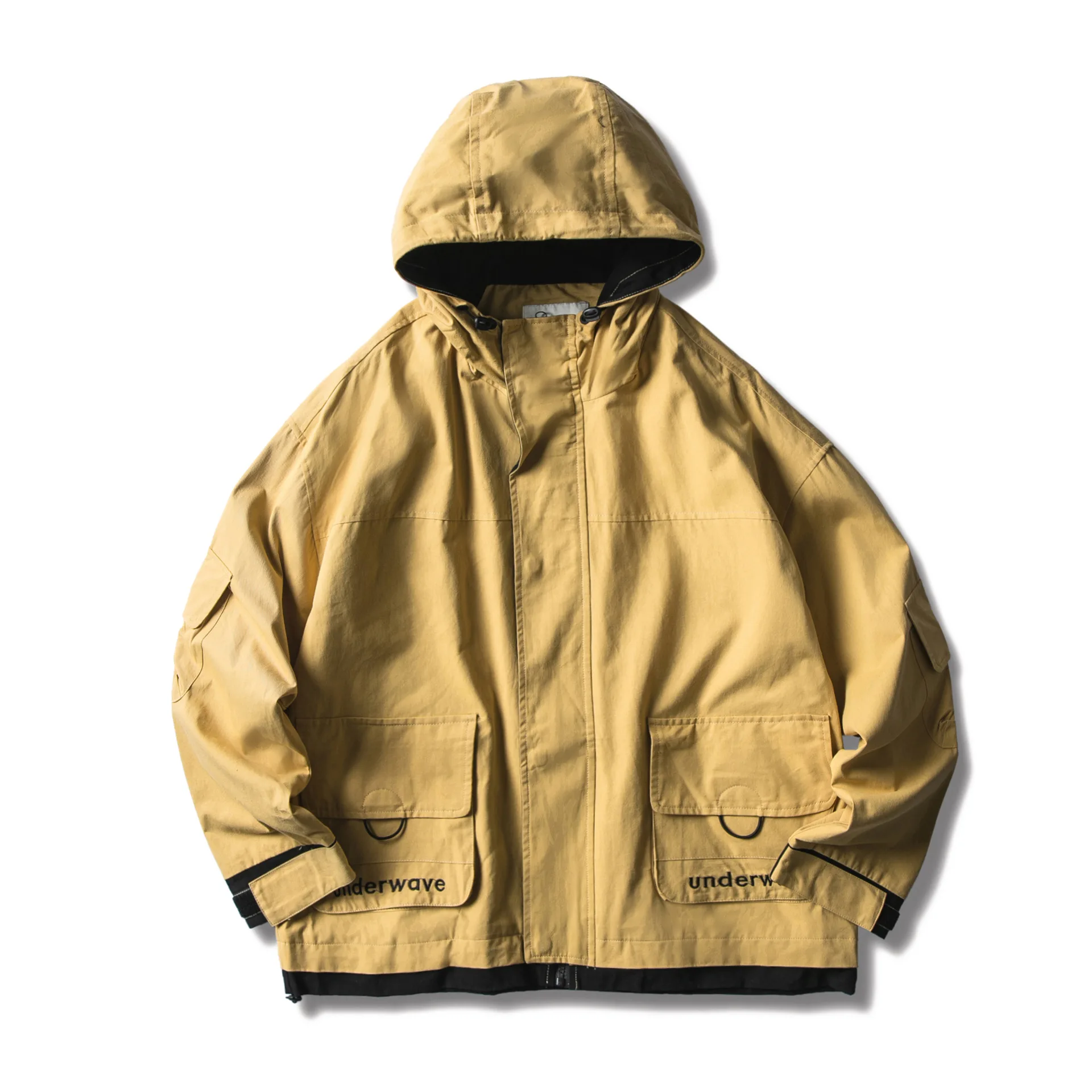 

City Where the Product Autumn Origional New Products Multi-color Hooded Zipper Multi-pockets Jacket MEN'S Casual Jacket