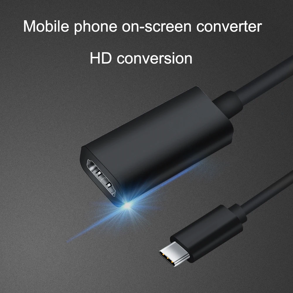 Кабель адаптер USB 3 1 для MHL Android Phone Tablet Black 4K HD TV шт.|Кабели HDMI| |