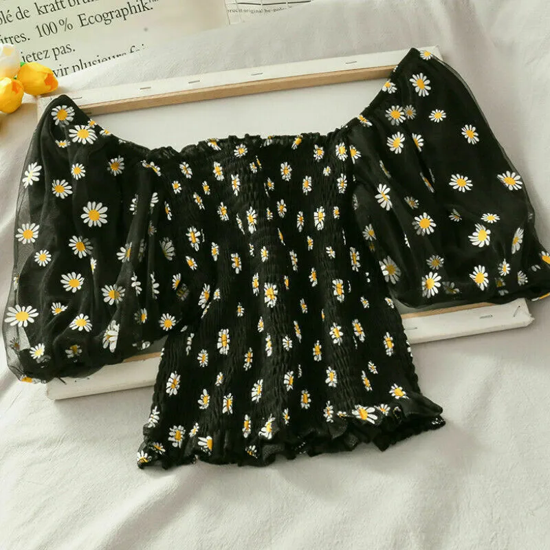 Рисунок 3 - Элегантные топы, Цветочная сетчатая