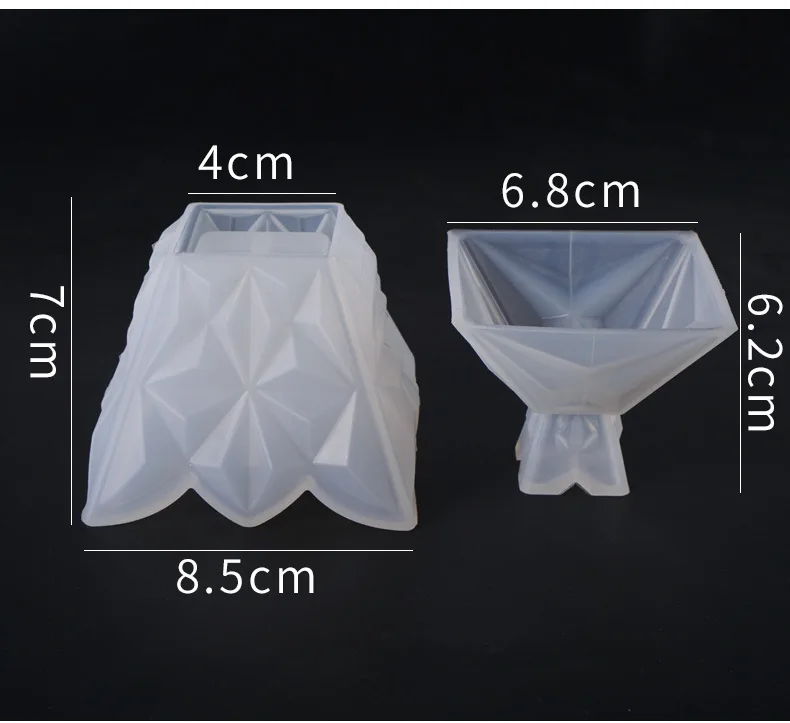 Pyramid Storage Box Jewelry Mold Art Decoration Jewelry Accessories Dried Flower UV Resin Jewelry Toolspopular