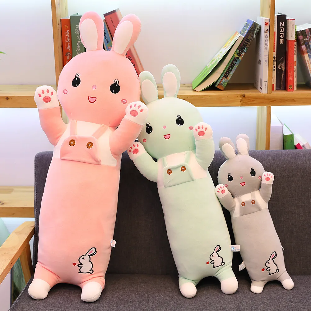 

Cartoon Animal Rabbit zhang tiao zhen Hold Sleep Doll Anime KID'S Playground Boutique Catch Crane Machine Shop Plush Toys