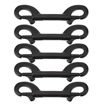 

304 Stainless Steel Bolt Snap Scuba Diving Buckle 115mm Double Ended Clip Hook Diving Kayak Paddle Leash Accessorie set of 5